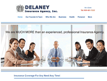 Tablet Screenshot of delaneyins.com
